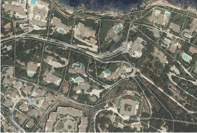 France IGN cadastral map