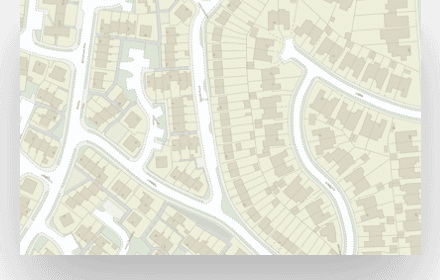 UK OSGB cadastral map
