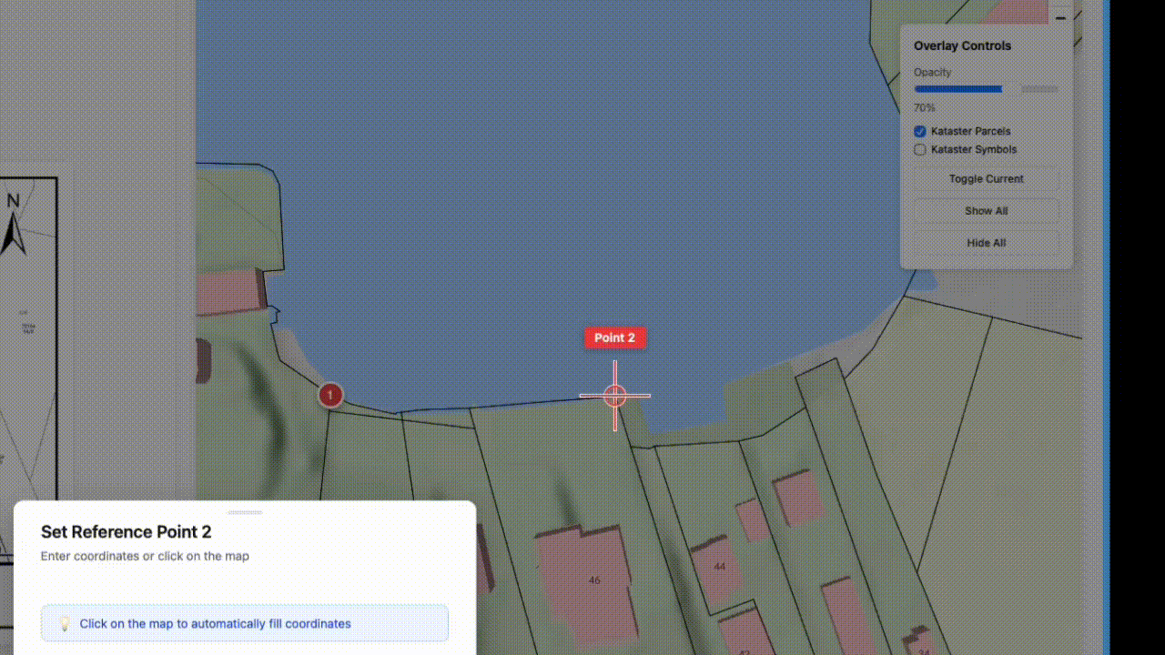 AI recognizing cadastral boundaries